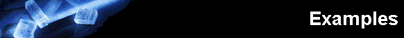  Examples 